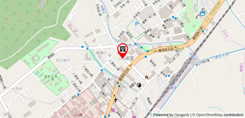 在地图上查看川湯春天溫泉飯店 - 德陽館