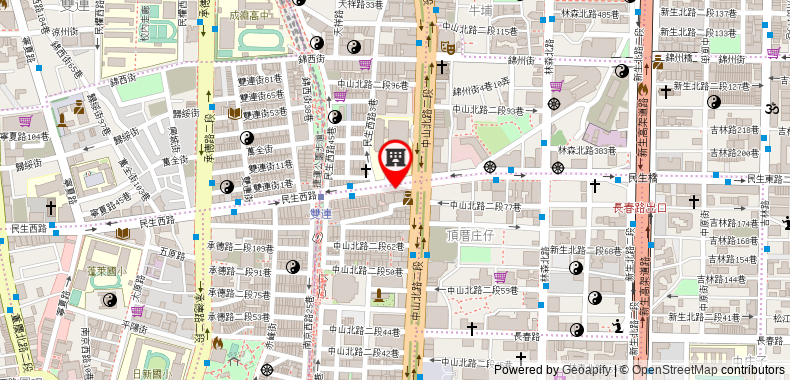Bản đồ đến Khách sạn Shin Shih