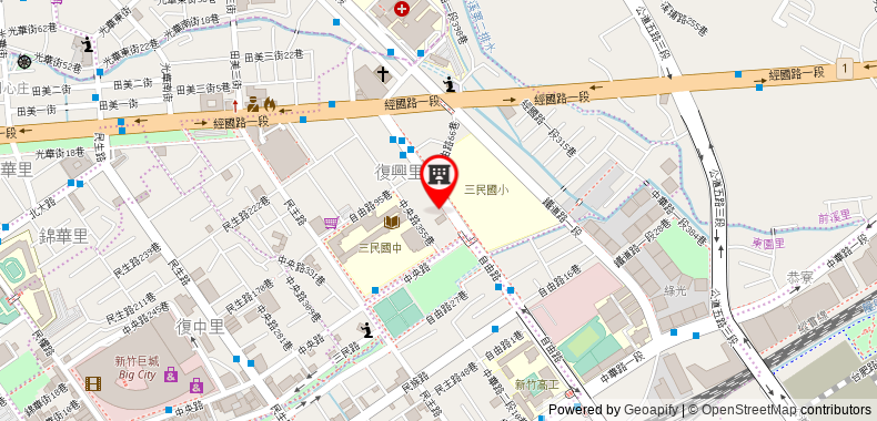 在地图上查看新竹日月光大飯店