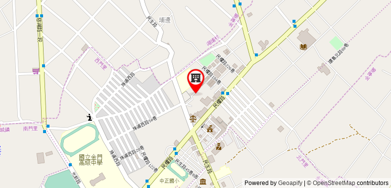 Bản đồ đến Khách sạn Kinmen Ludao