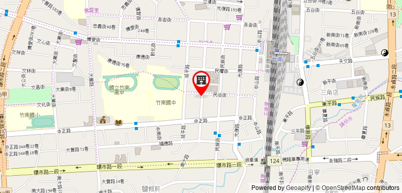 在地图上查看17平方米開放式公寓 (竹南鎮) - 有1間私人浴室