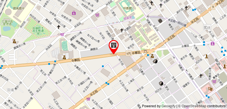 Park City Hotel - Hualien Vacation on maps