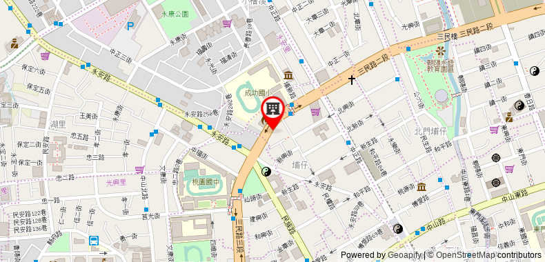 Bản đồ đến Khách sạn Century Taoyuan