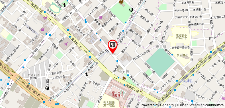 Bản đồ đến apartment 3 bedrooms near Fengjia night market