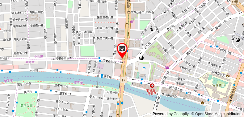 Bản đồ đến Royal Group Motel Tai Nan Branch