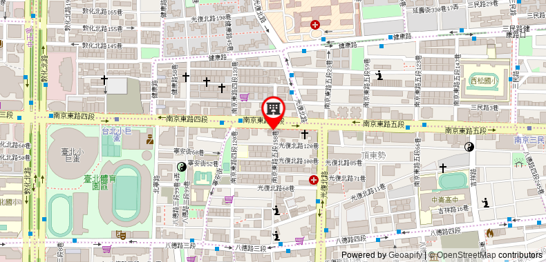 Hej Taipei Arena Hotel on maps