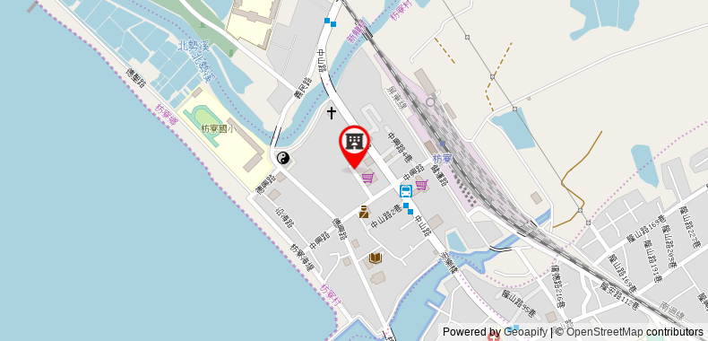 Bản đồ đến Khách sạn Fangliao
