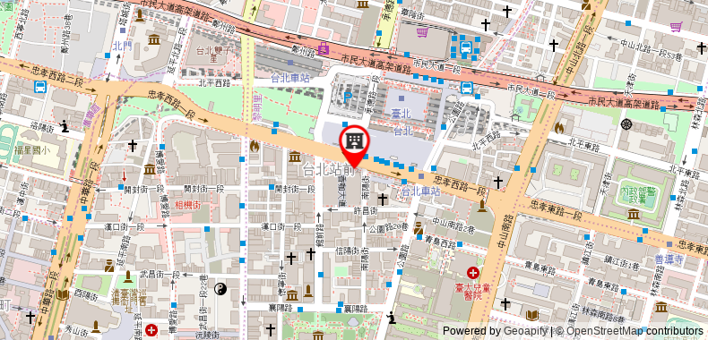 Bản đồ đến SUNLIGHT Taipei Station