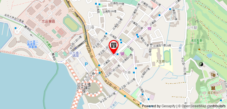 Bản đồ đến Khách sạn day Plus Tamsui