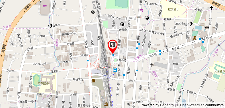 Wang Fu hotel on maps