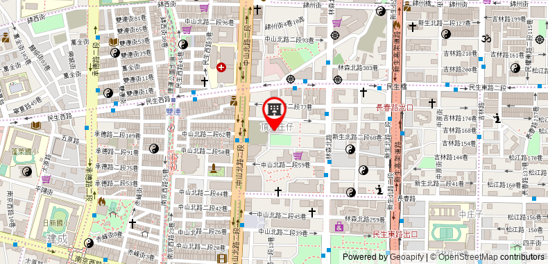 I'm Inn Taipei on maps