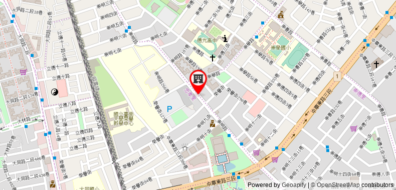 在地图上查看宏盛鑫商務飯店