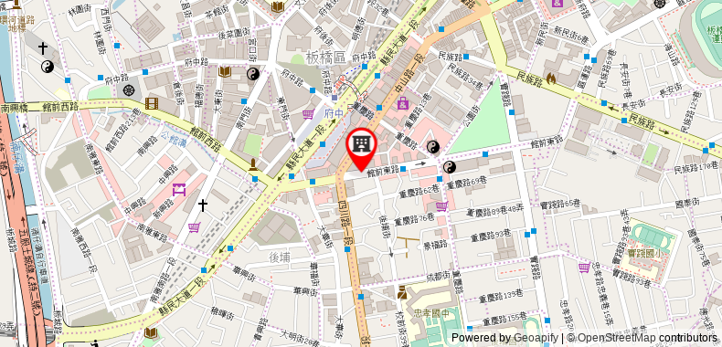 Bản đồ đến Khách sạn Sleep Taipei - Guan