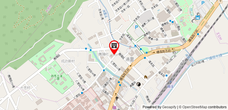 在地图上查看JIAU SHI HOT SPRING HOTEL
