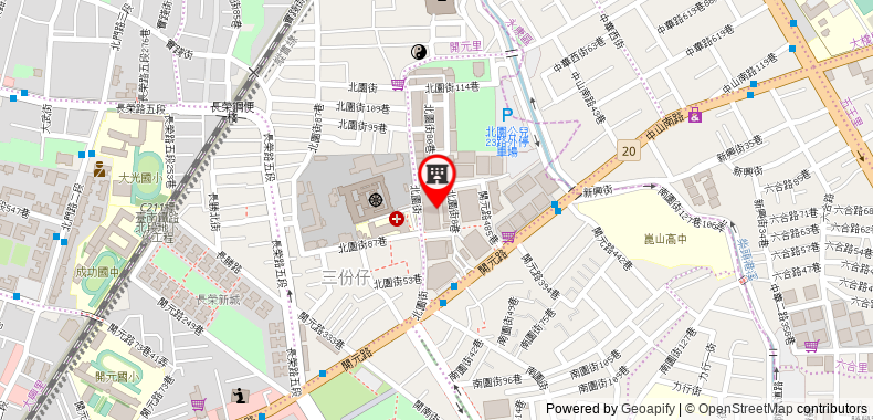 Bản đồ đến family room near Tainan Railway Station