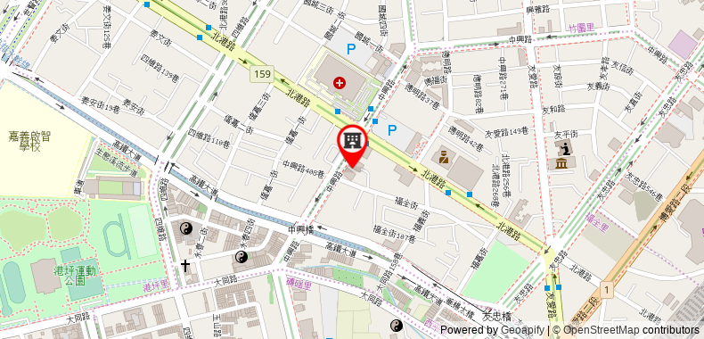 Bản đồ đến Khách sạn Chiayi Guanzhi
