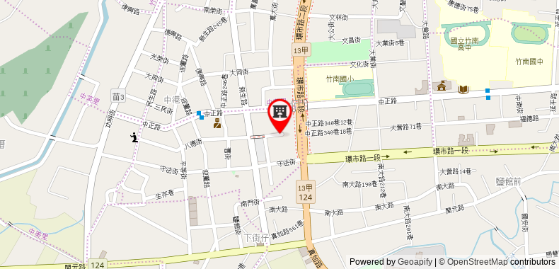 在地图上查看57平方米2臥室公寓 (竹南鎮) - 有1間私人浴室