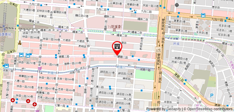 Bản đồ đến Tryme Kaohsiung Railway Station / MRT / Bus