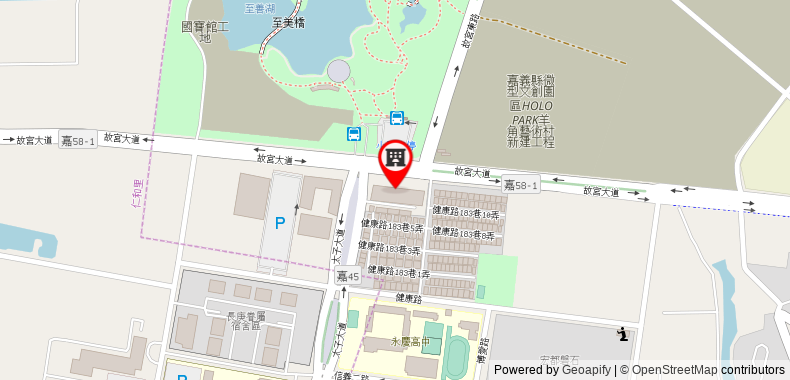 Bản đồ đến Khách sạn Evergreen Palace Chiayi