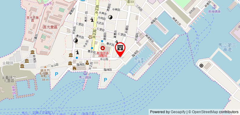 Bản đồ đến Khách sạn MF , penghu