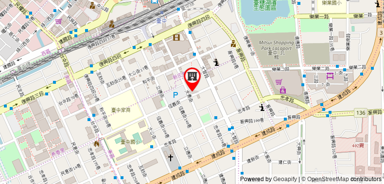Bản đồ đến Khách sạn MINI S (Taichung Station Branch)