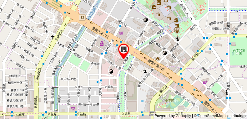 Bản đồ đến 53Taichung City/elevator/live 2-4 people/free wifi