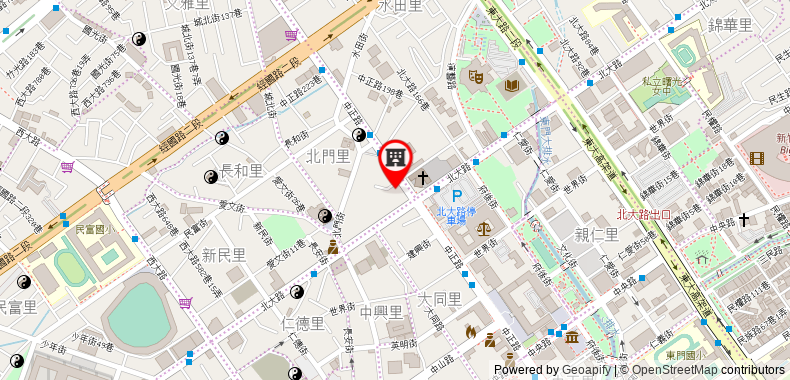 Bản đồ đến Khách sạn Taiwan Berkeley City Center