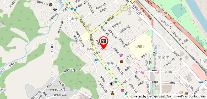 在地图上查看125平方米3臥室公寓 (新竹) - 有2間私人浴室