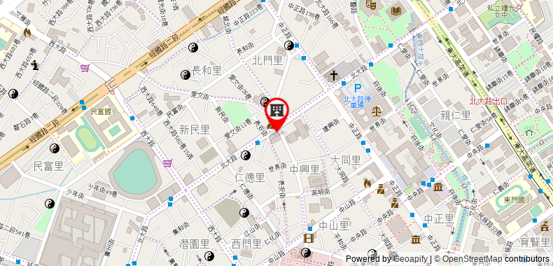 Bản đồ đến Khách sạn Carlton Hsinchu