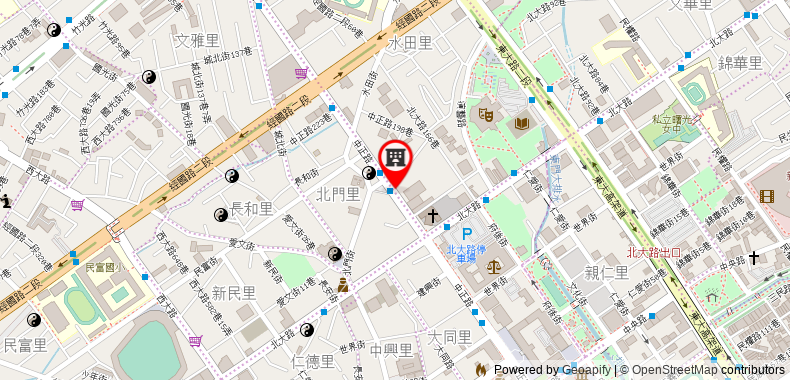 Bản đồ đến Khách sạn Howard Plaza Hsinchu
