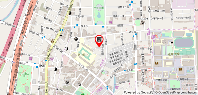 Bản đồ đến Fengjia Happy Play Hostel Standard 4-Pax Room2
