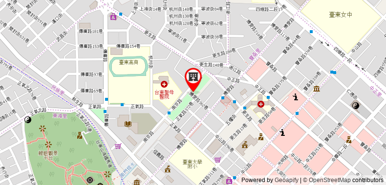 Bản đồ đến The Suites Taitung
