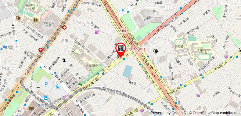 Jasper Young Hotel Banqiao on maps