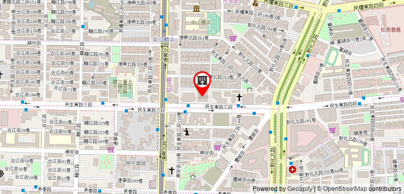 在地图上查看台北西華飯店