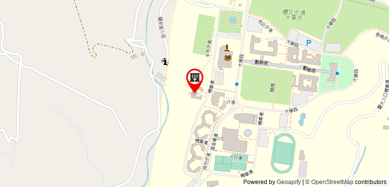 Bản đồ đến NCNU Campus Inn