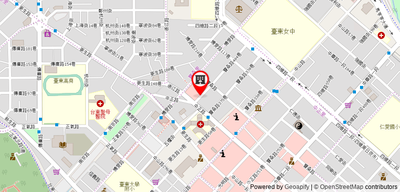Traveller-Inn Zhongzheng Library on maps