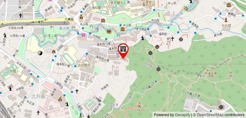 Bản đồ đến Khách sạn The Gaia Taipei