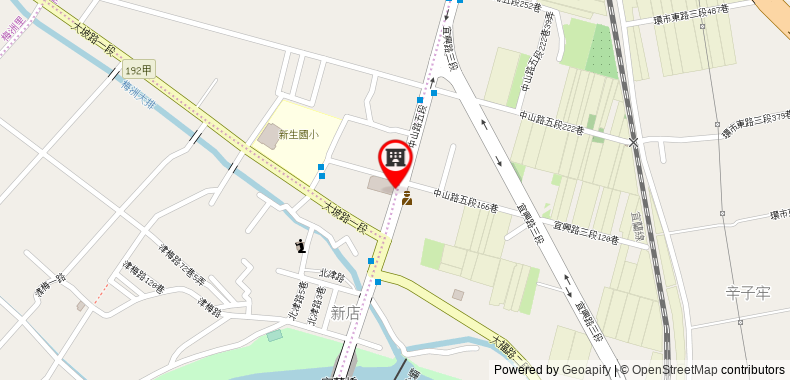 在地图上查看宜蘭悅川酒店