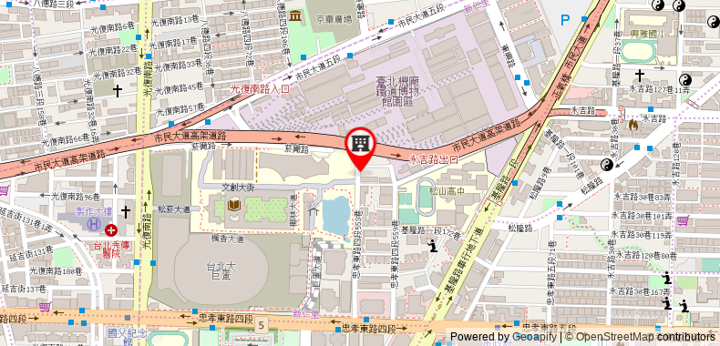Bản đồ đến Taipei 101/4bedroom/artist villahouse/JAN discount