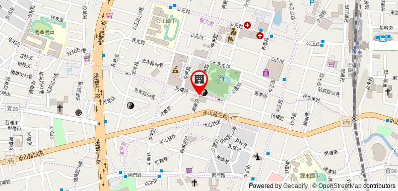 Bản đồ đến Khách sạn Talent Yilan