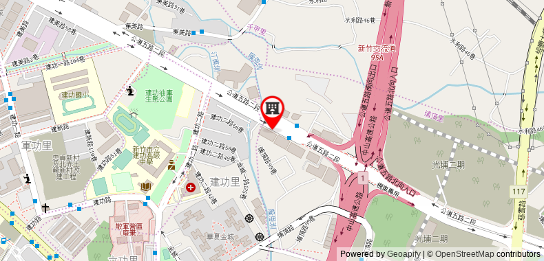 在地图上查看新竹伊普索凱悅尚選酒店