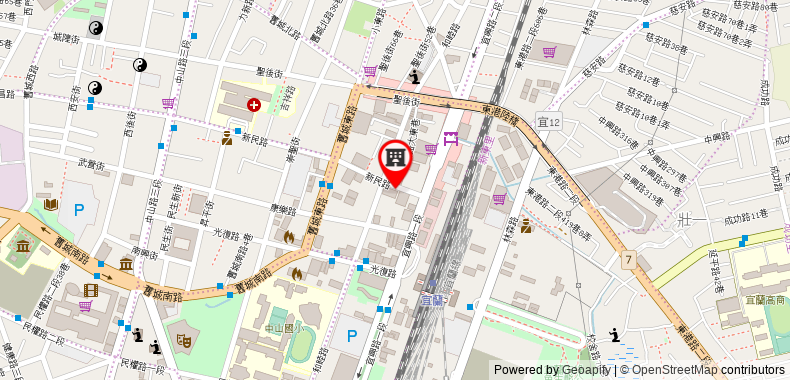 Bản đồ đến Khách sạn Day-Chen