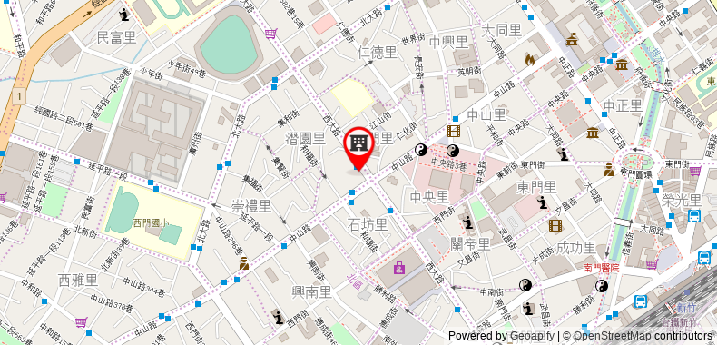 Bản đồ đến Khách sạn heyue