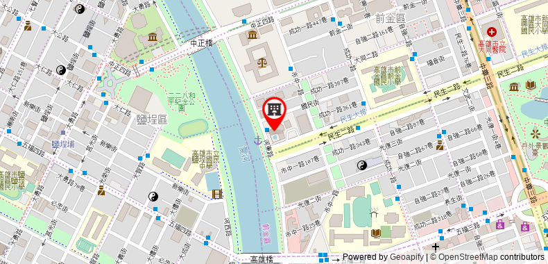 Bản đồ đến Khách sạn Ambassador Kaohsiung