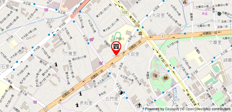 Hsinchu World Trade Business hall on maps