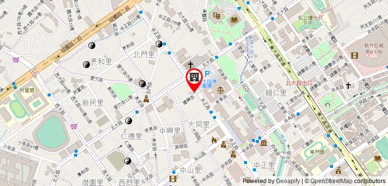 Bản đồ đến Khách sạn Wego Boutique -Hsinchu