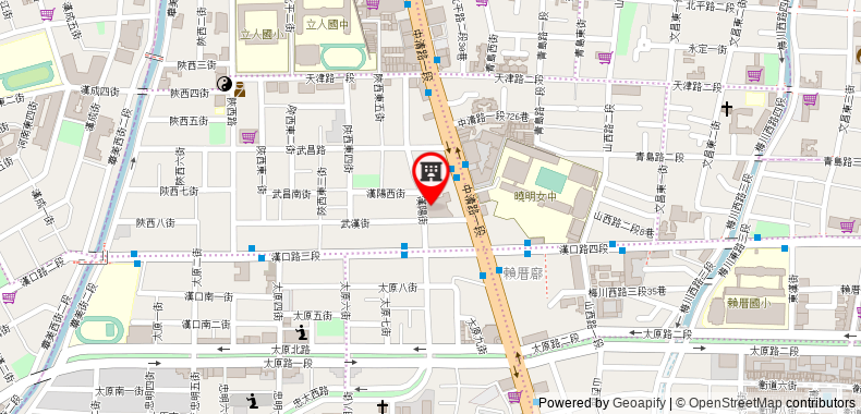Bản đồ đến Khách sạn HiONE Gallery Taichung