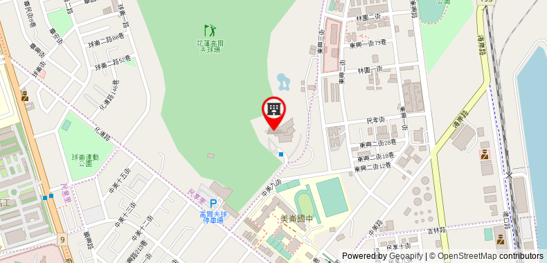 Bản đồ đến Khách sạn Parkview Hualien