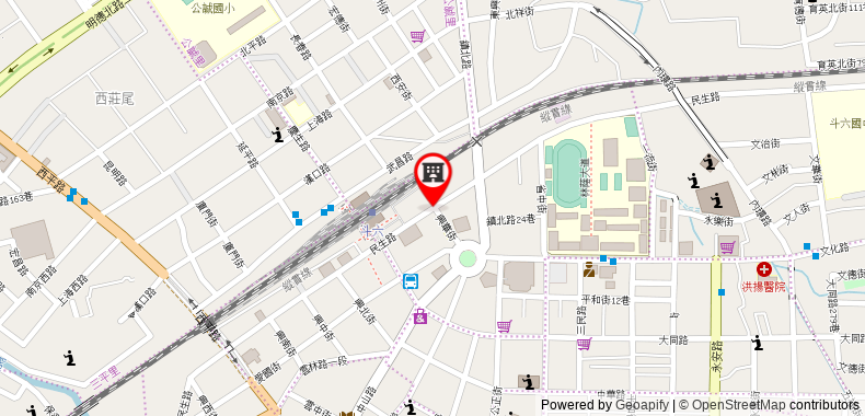 在地图上查看斗六風信子商務旅館 - 斗六館