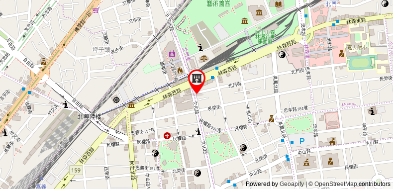 Bản đồ đến Khách sạn Oinn & Hostel 文化輕旅